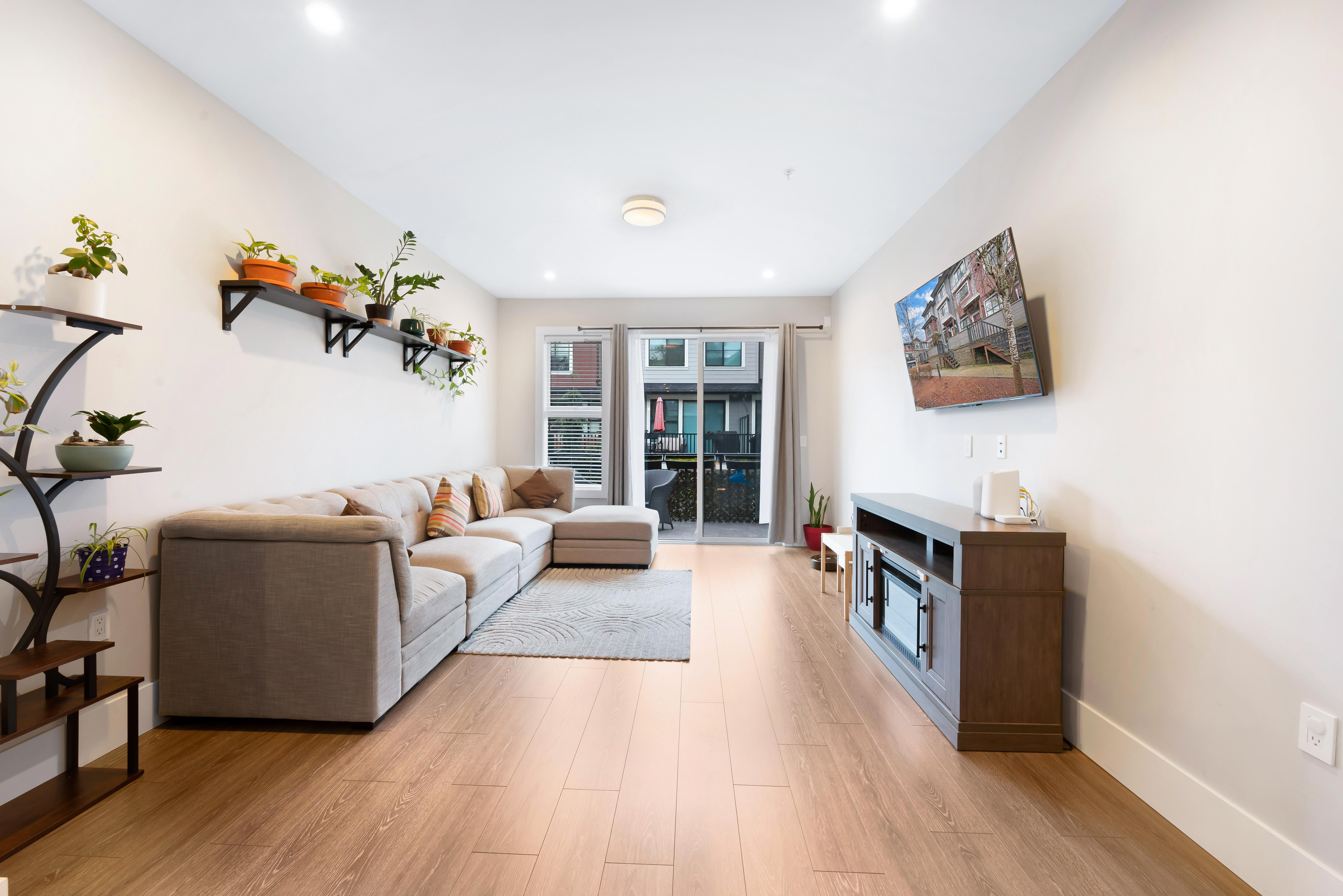 Modern open-plan living area